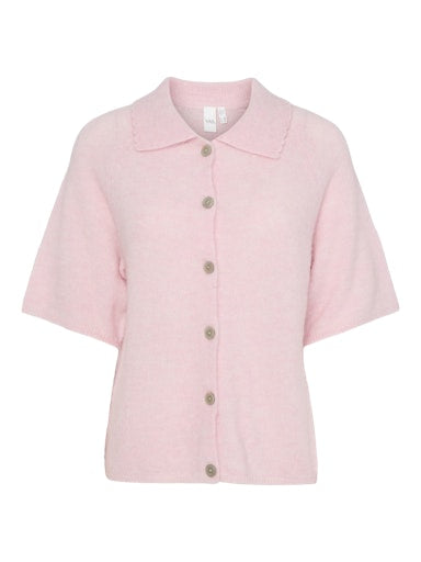 YASDURA 2/4 KNIT CARDIGAN - PINK