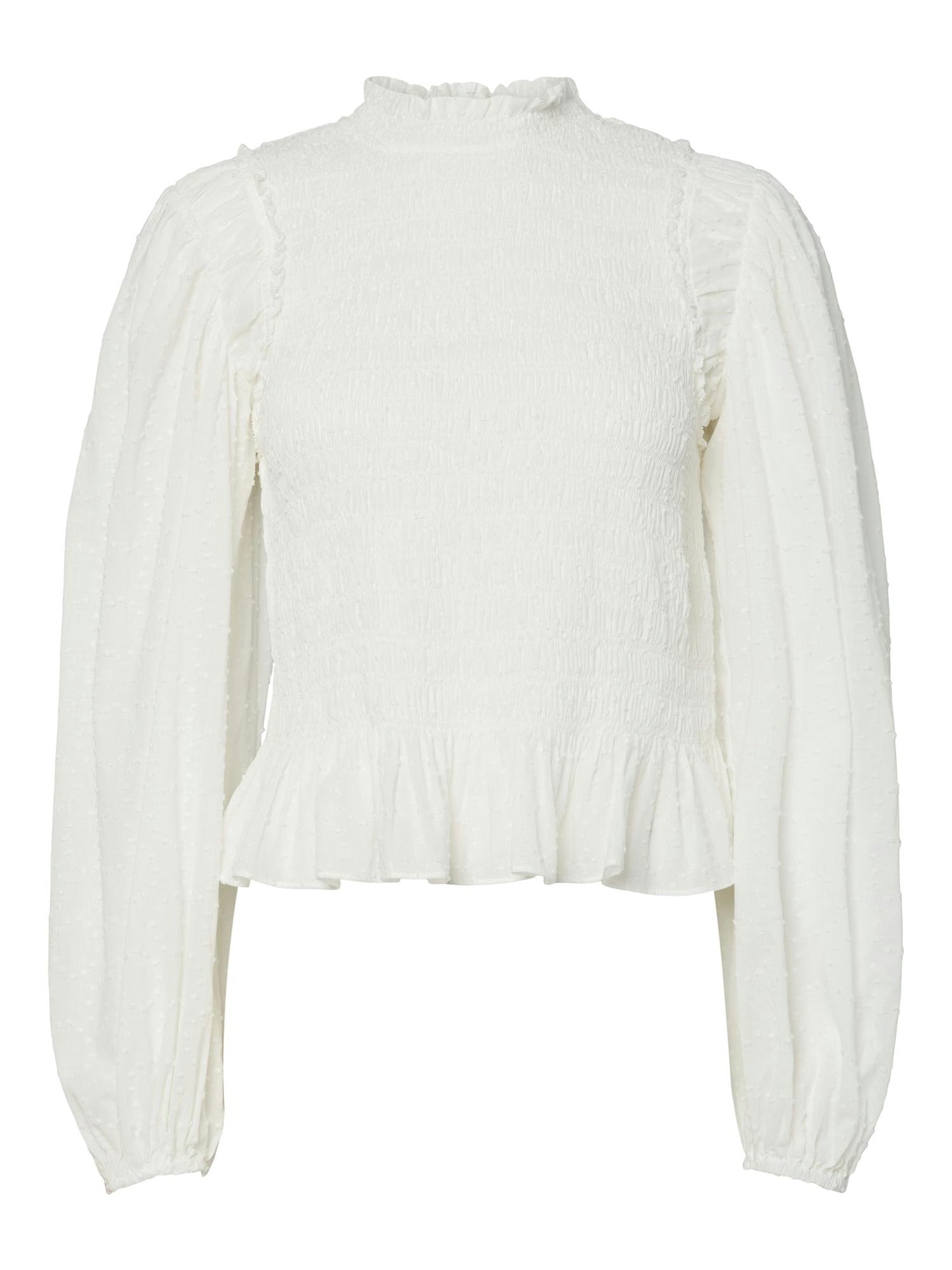 YASSAU LS TOP - STAR WHITE