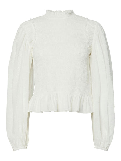 YASSAU LS TOP - STAR WHITE