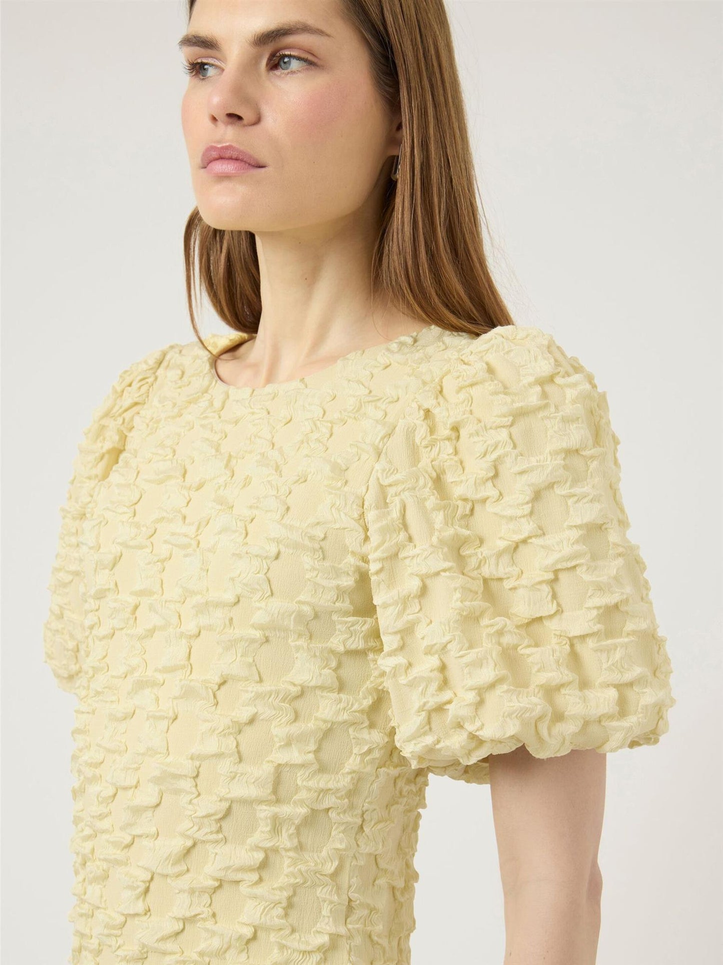 YASMIAMAJA 2/4 LONG DRESS - ANISE FLLOWER