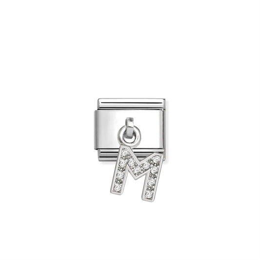 LINK, LETTER M PENDANT