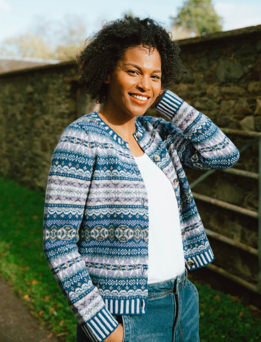 Kinross Cardigan - Sapphire