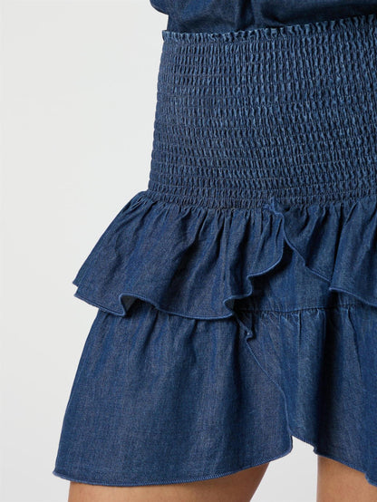Carin Denim Skirt - Blue