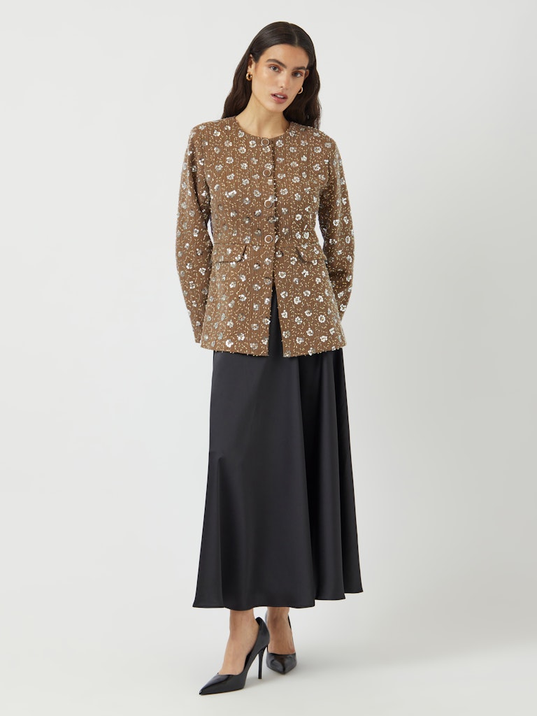 YASSOLLER LS BLAZER - TAUPE GRAY