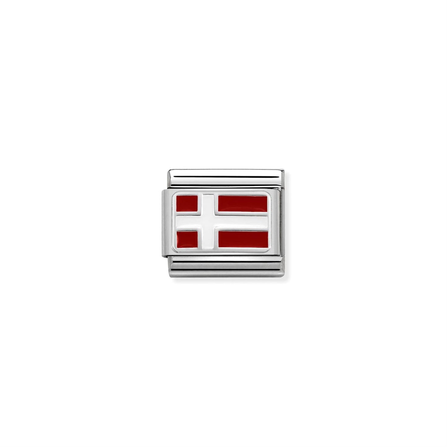 LINK, DENMARK FLAG SILVER