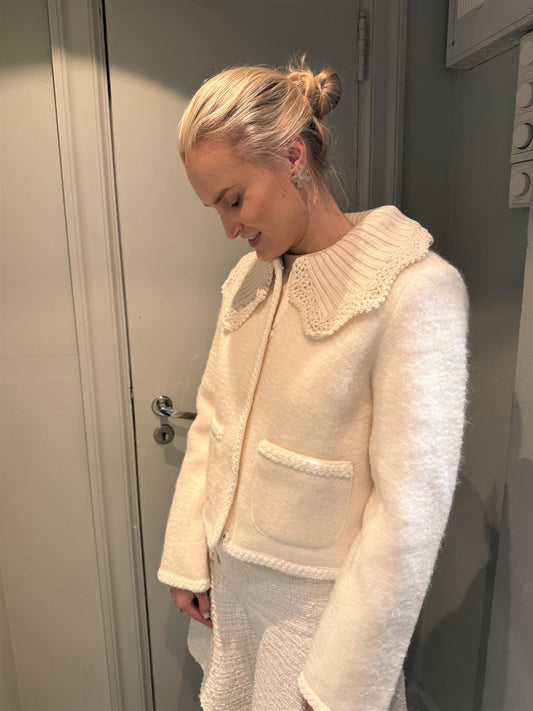 YASCARRIE LS WOOL BLEND JACKET - BIRCH