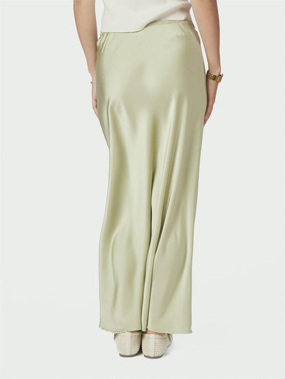 Vicky Heavy Sateen Skirt - Mint Green