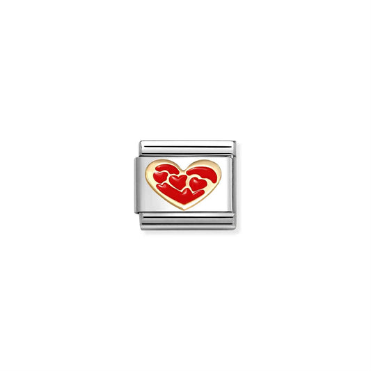 LINK, HEARTS WITH RED HEARTS