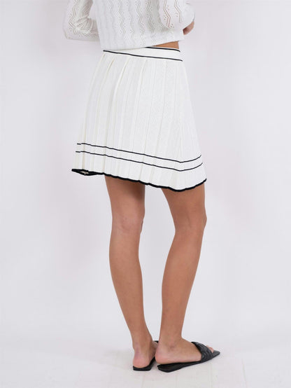 Dora Knit Skirt - Off White