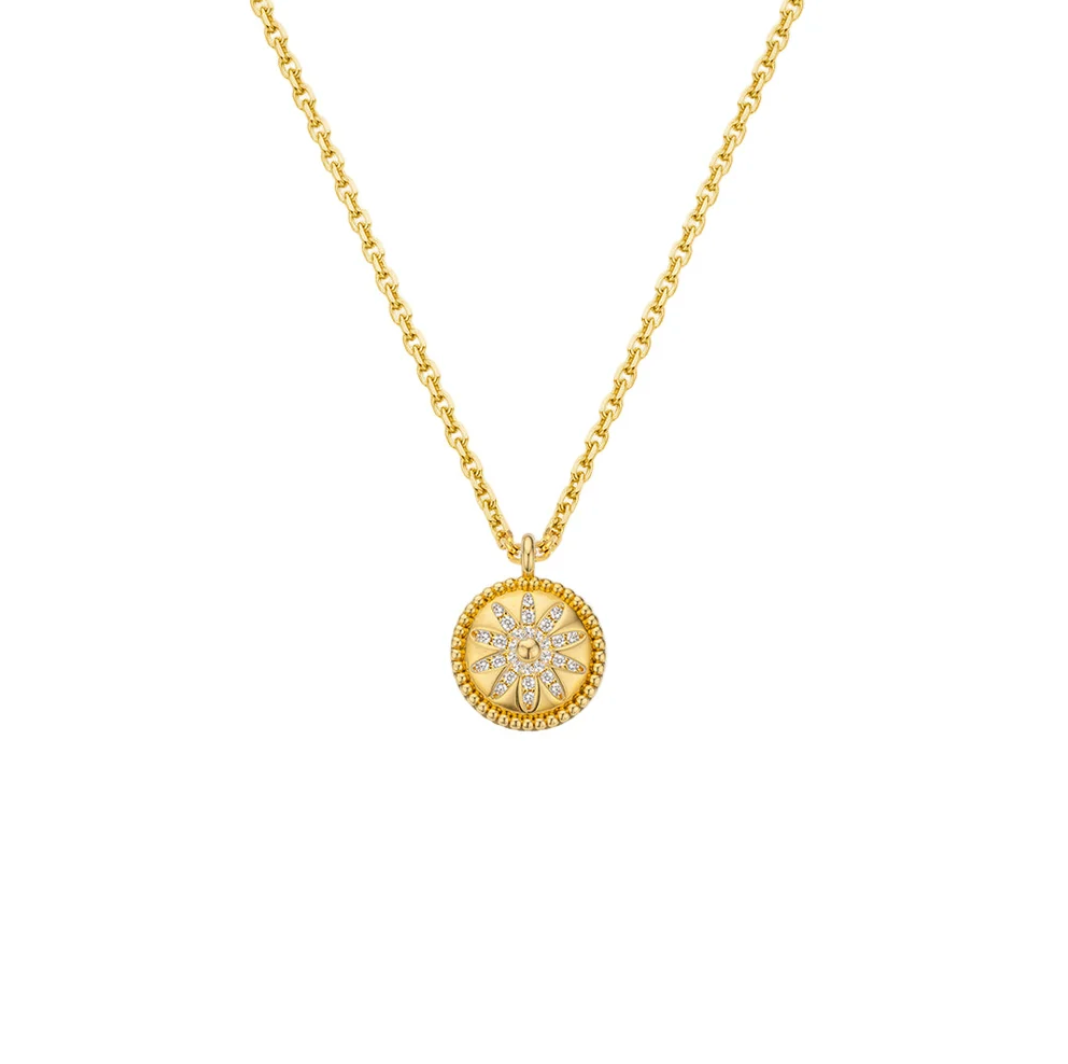Gold Flower Necklace