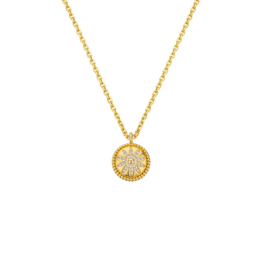 Gold Flower Necklace