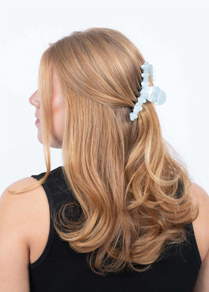 Bright Flower Sunny Clip - Pastel Blue