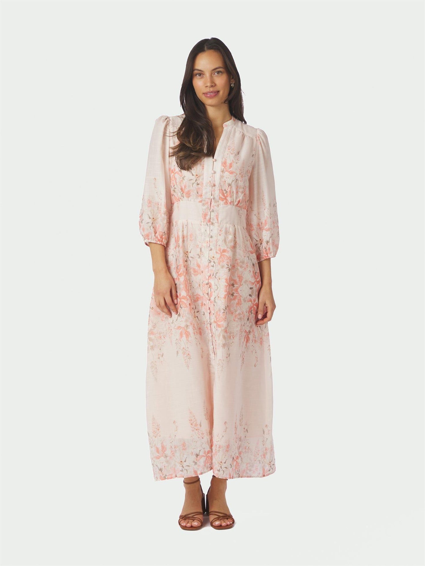 Stellar Blooming Dress - Misty Rose