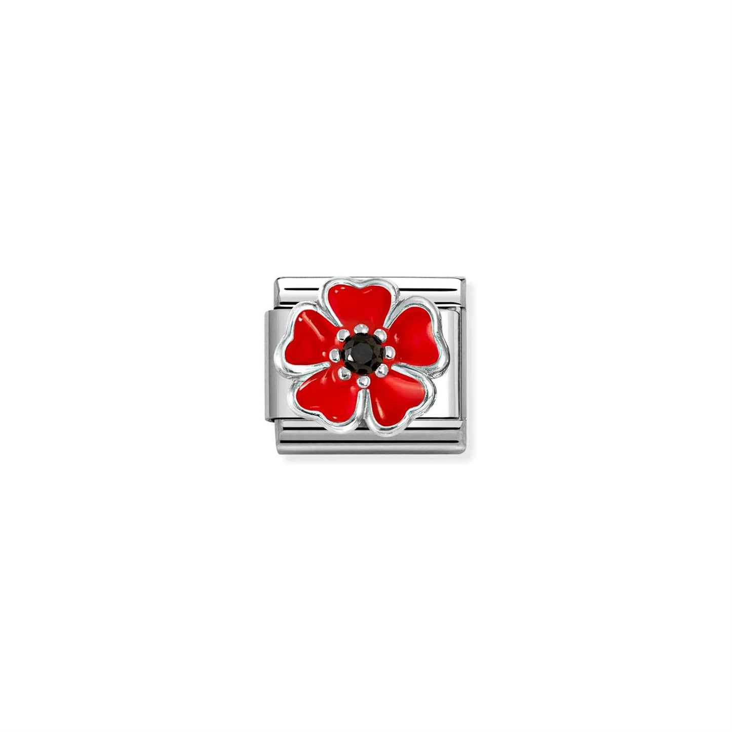 LINK, SILVER BIG RED FLOWER