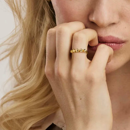 Armonica Adjustable Ring - Gold Stars