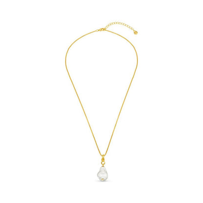 Statement Pearl Mid-length Necklace