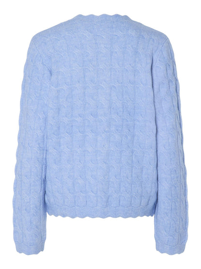 YASBUBERA KNIT CARDIGAN - VISTA BLUE