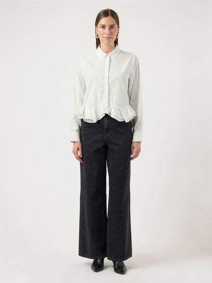 YASANERA LS SHIRT - STAR WHITE