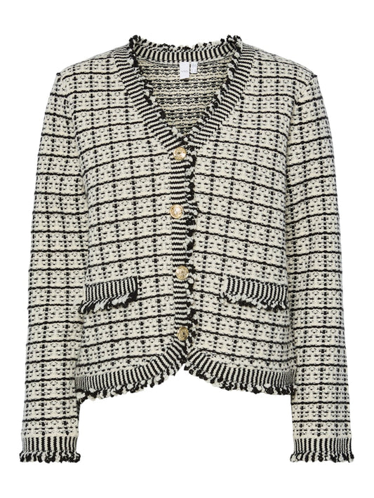 YASRIMO LS KNIT CARDIGAN