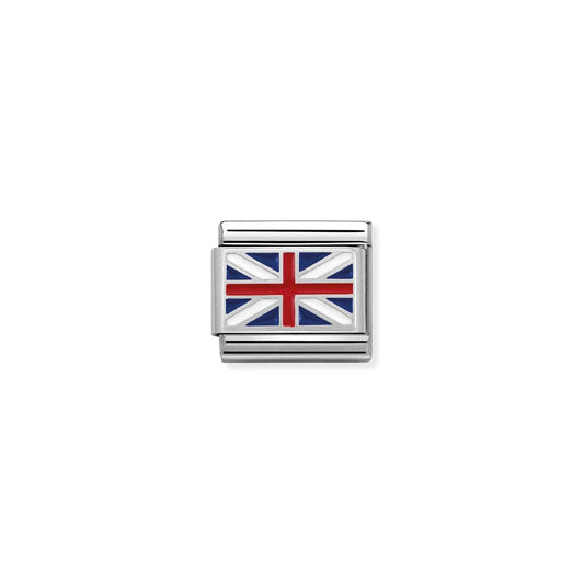 LINK, GREAT BRITAIN FLAG SILVER