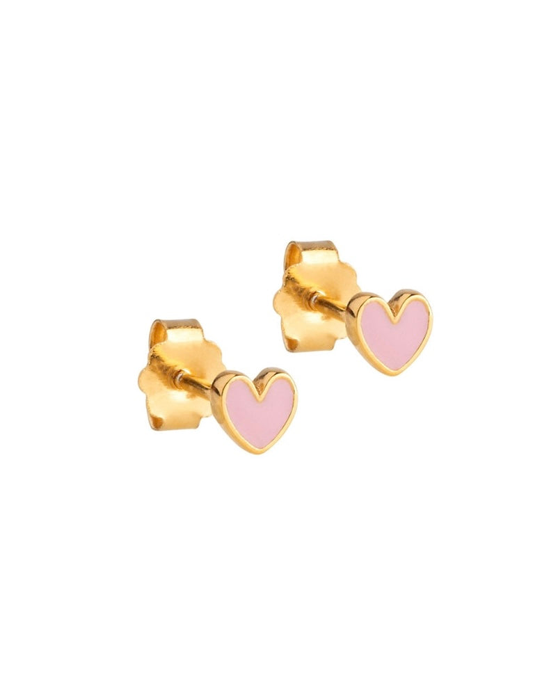 Amore Studs - Pink
