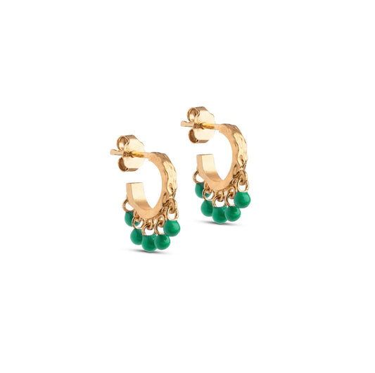 Astrid Grass Green Earrings