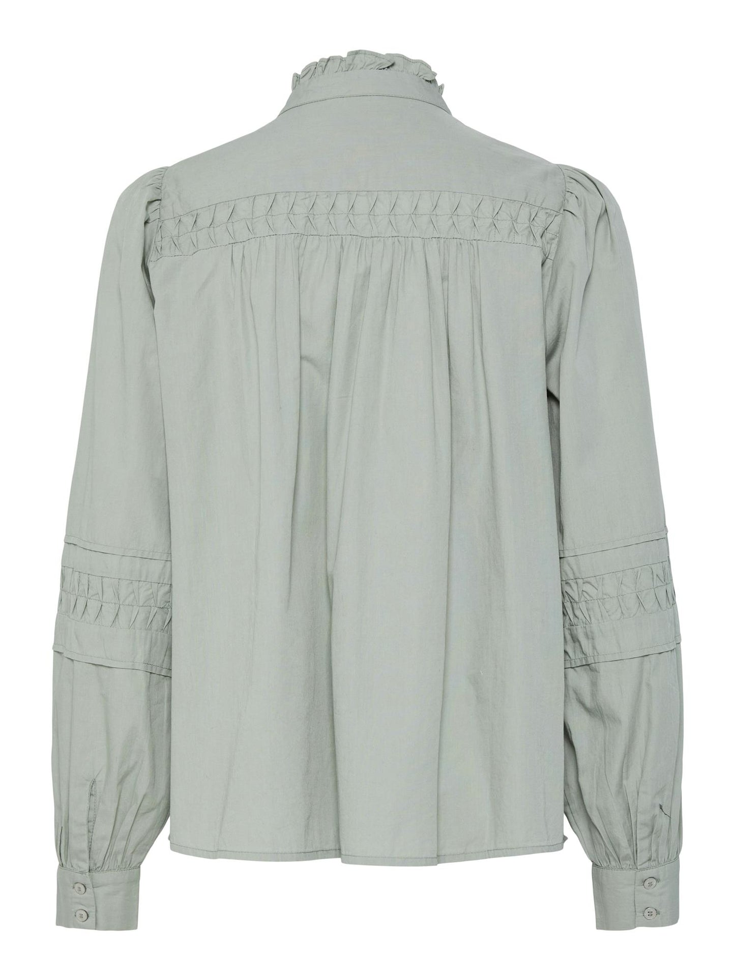 YASCREAMA LS BLOUSE - ICEBERG GREEN