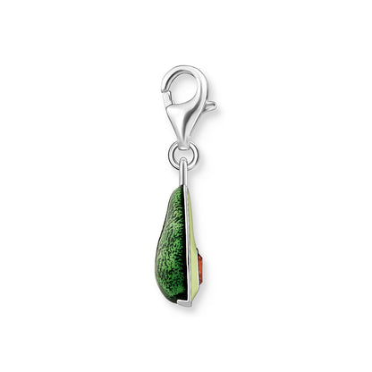 Silver Charm Pendant Avocado
