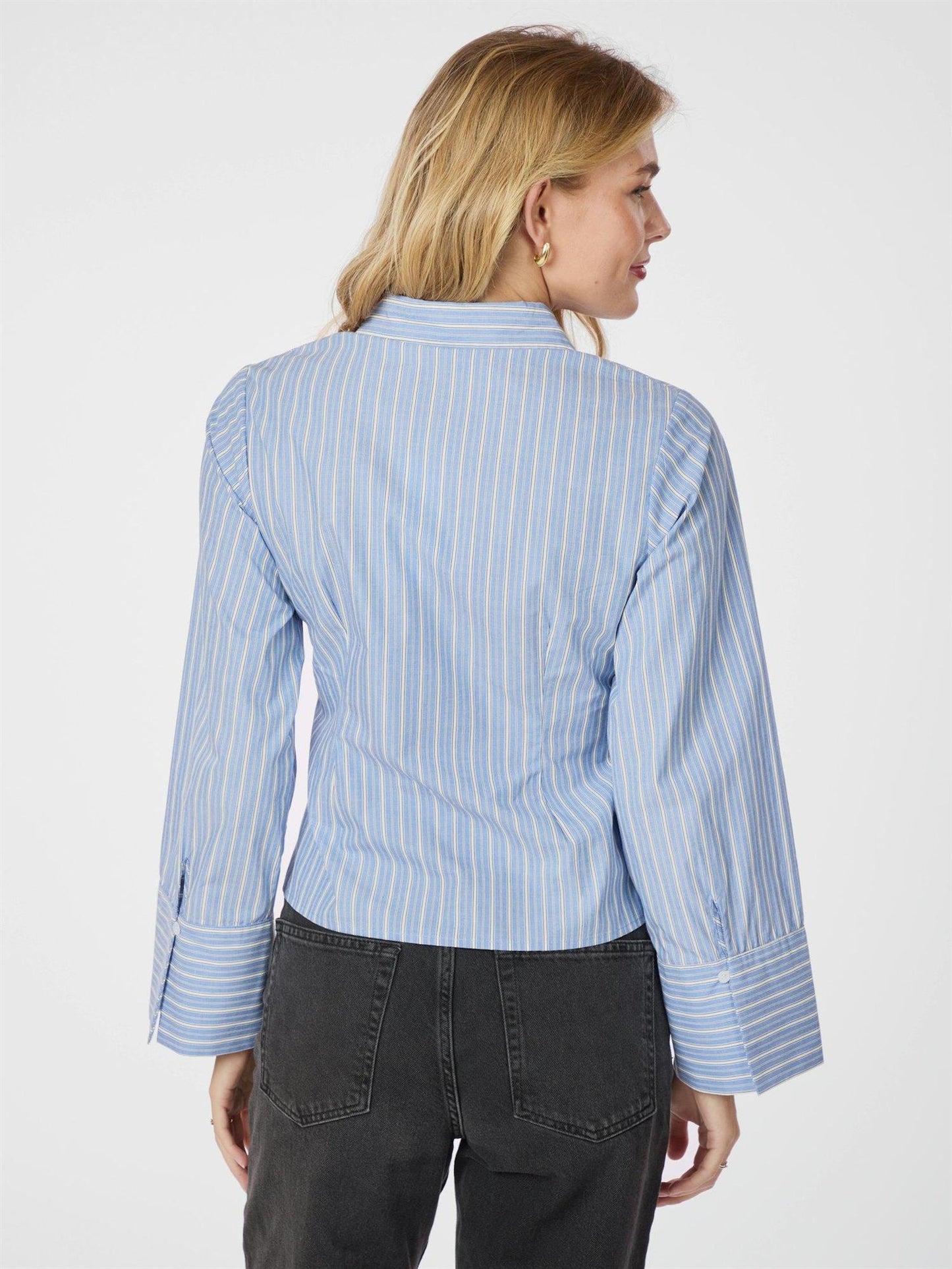 Rosa Stripe Shirt - Blue
