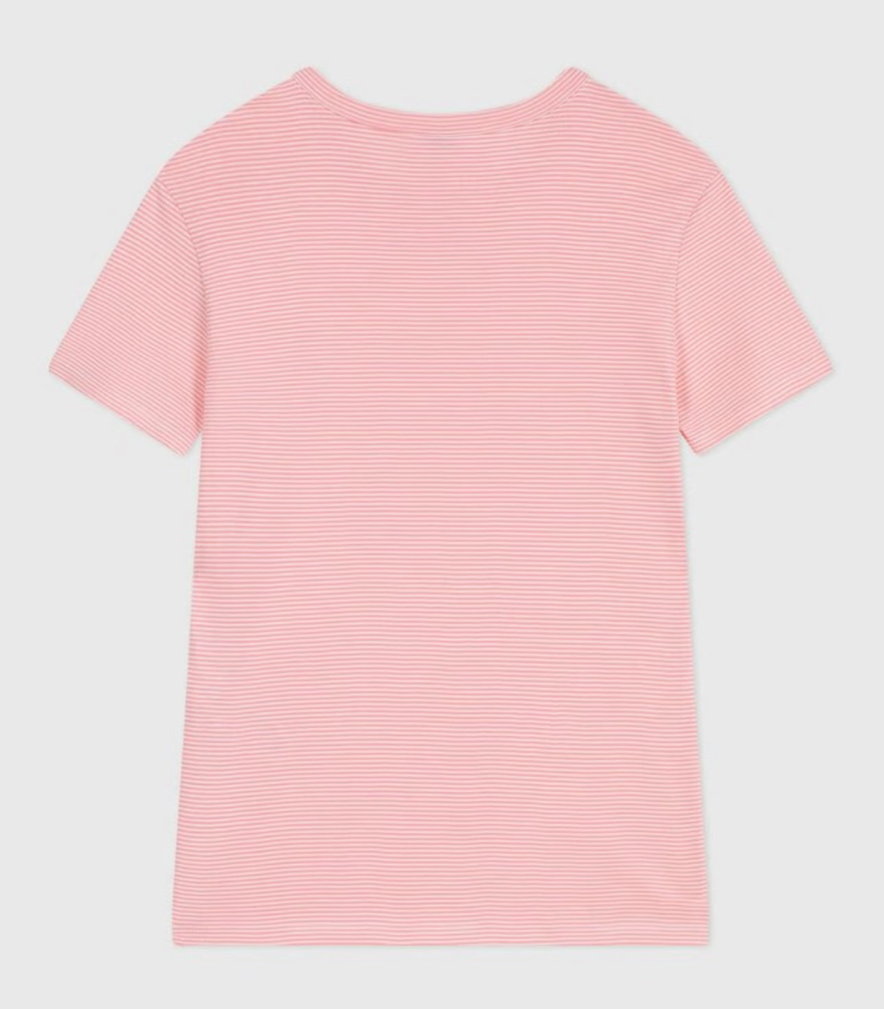 Tee-Shirt Round Neck MC - Pink Stripe