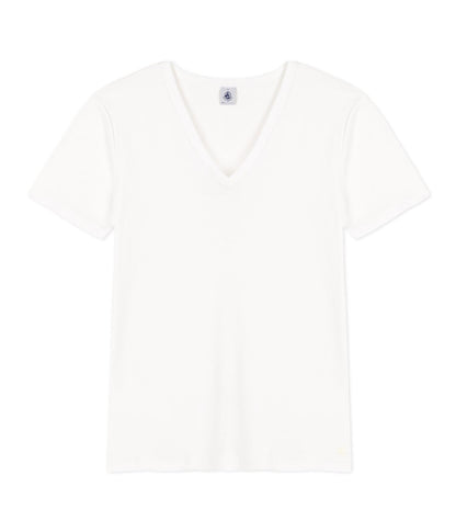Tee-Shirt V-Neck MC - White