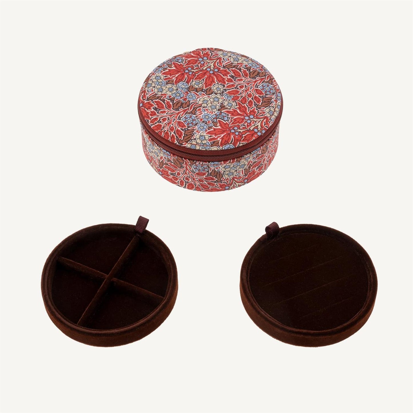 Jewelry Box Round mw - Liberty Aubrey Forest Rust