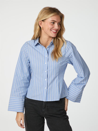 Rosa Stripe Shirt - Blue