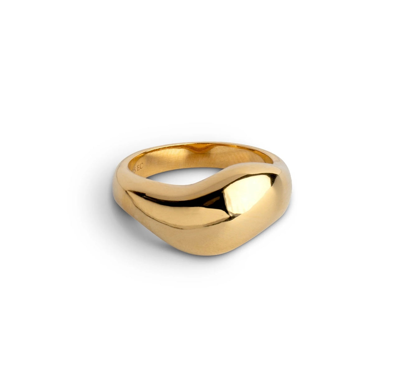 Agnete Large Gold Ring