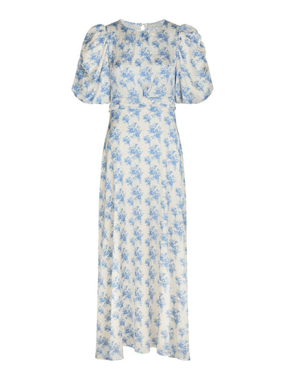 Kikka Wild Rose Dress - Light Blue