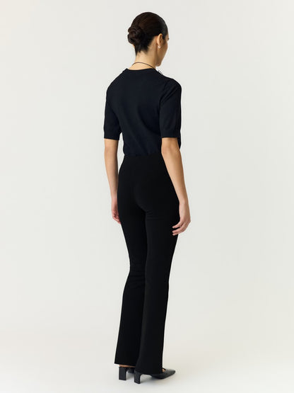 YASTHERESE HW PANTS S. SHOW - BLACK