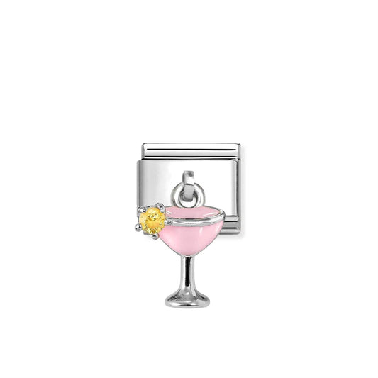 LINK, PINK AND YELLOW COCKTAIL PENDANT