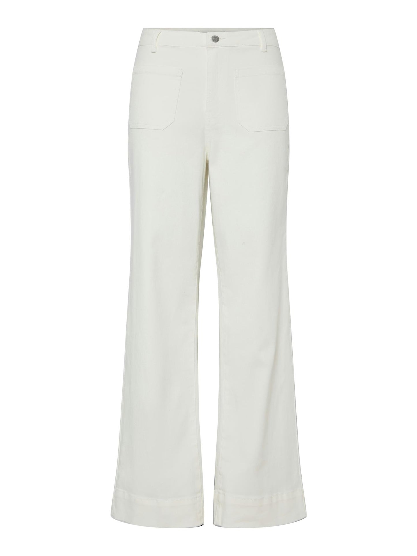 YASJENKA HW FLARED JEANS - STAR WHITE