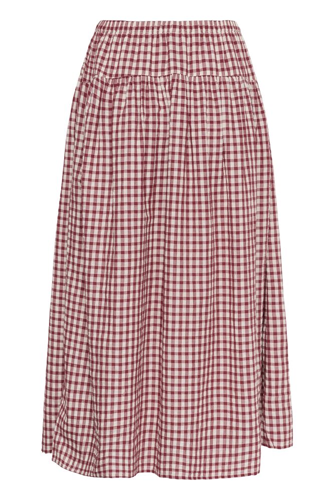 BrunhildPW Skirt - Burnt Russet Check