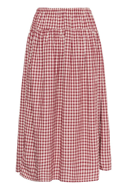 BrunhildPW Skirt - Burnt Russet Check