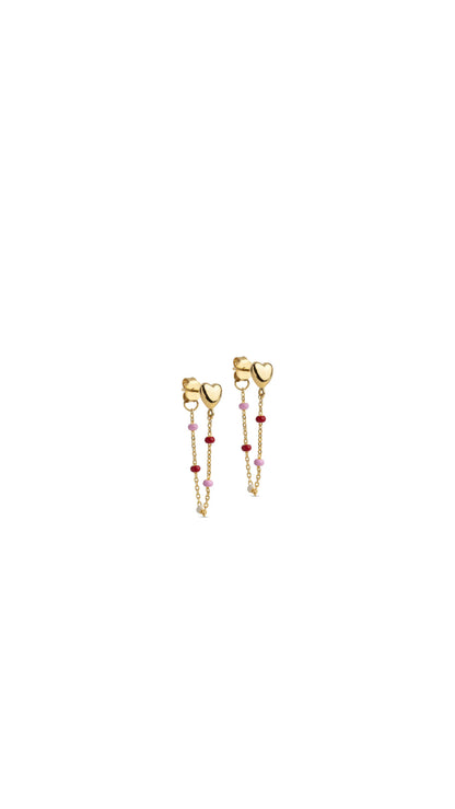 Lola Heart Rosie Earrings