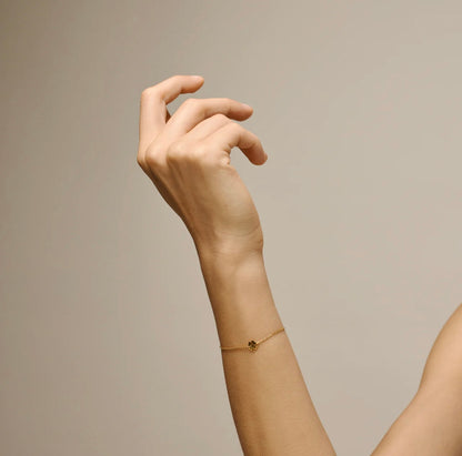 Four-Leaf Clover Gold Bracelet