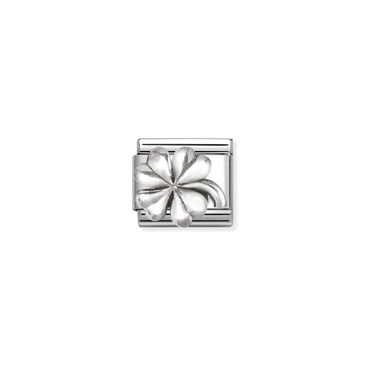 LINK, FOUR-LEAF CLOVER SILVER