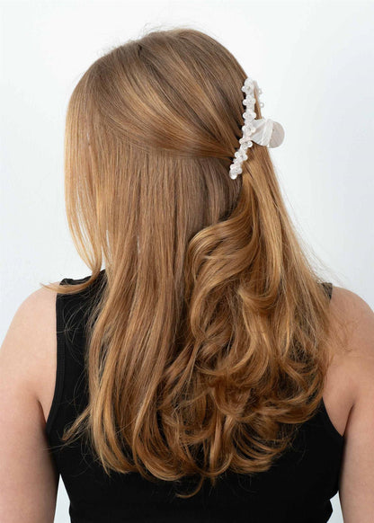 Amour Flower Clip - Cream