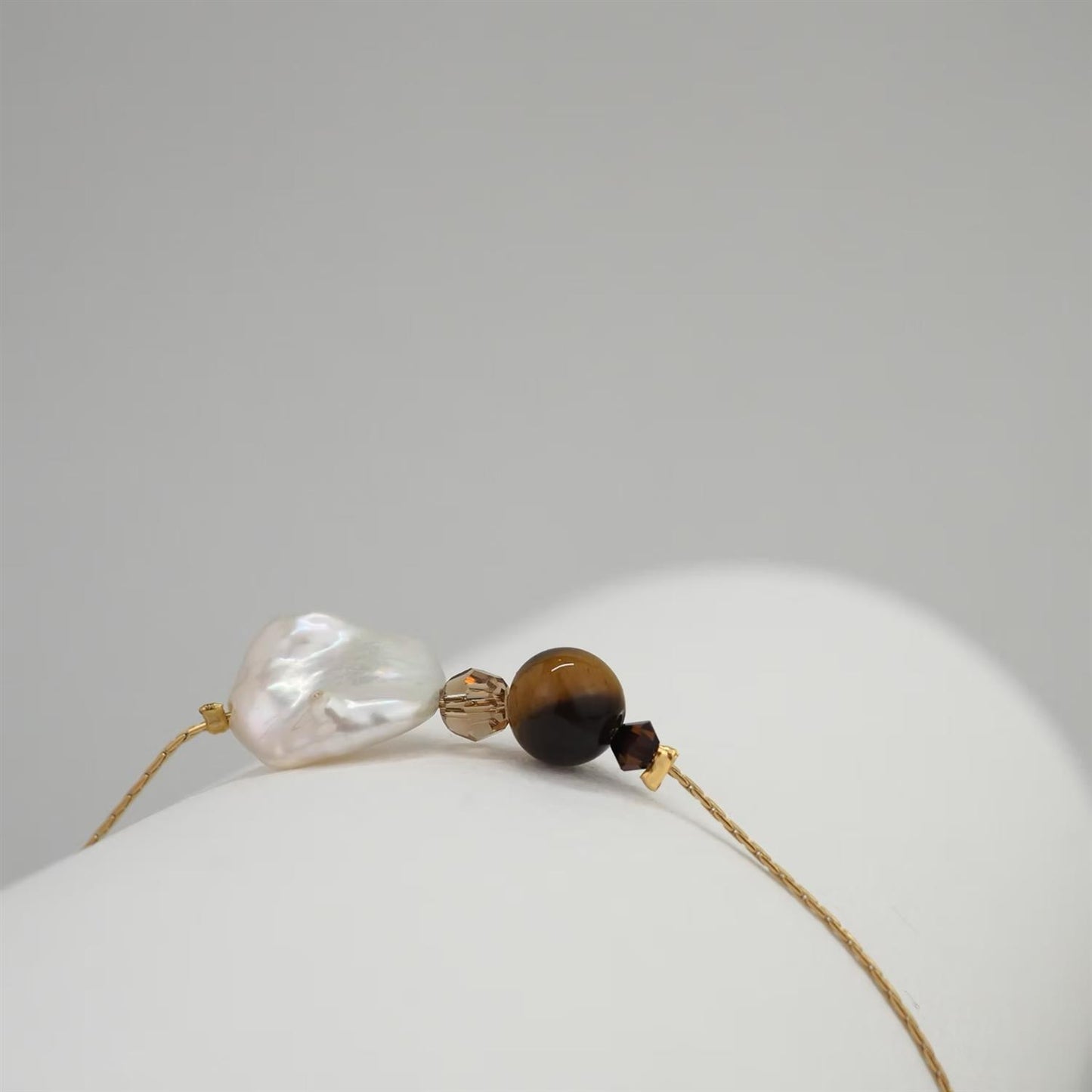 Earty Pearl Bracelet Brown