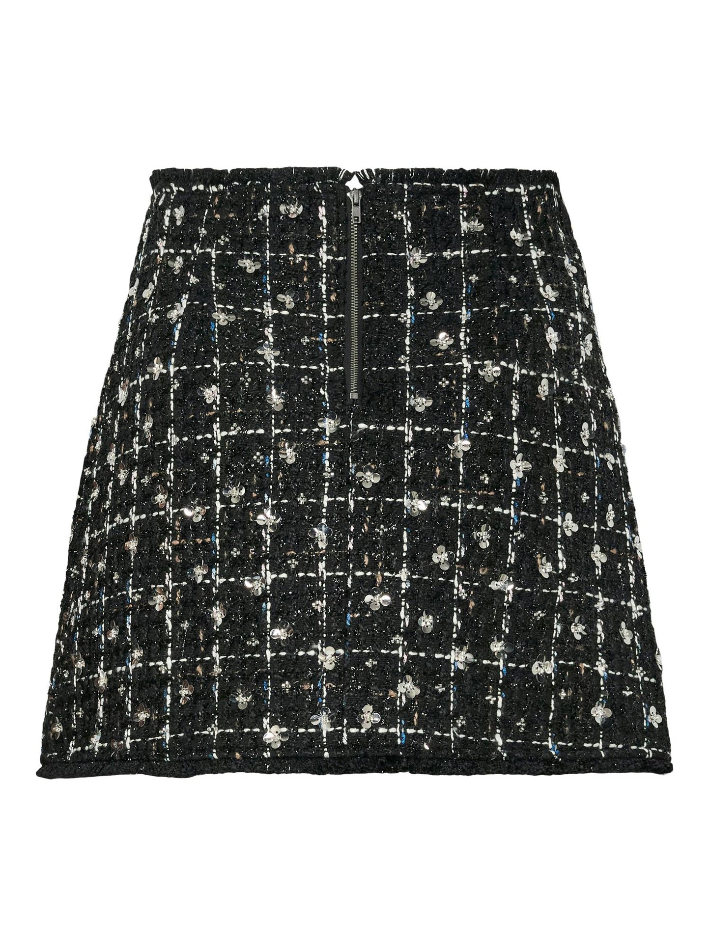 YASVALENDA MHW TWEED SKIRT - BLACK
