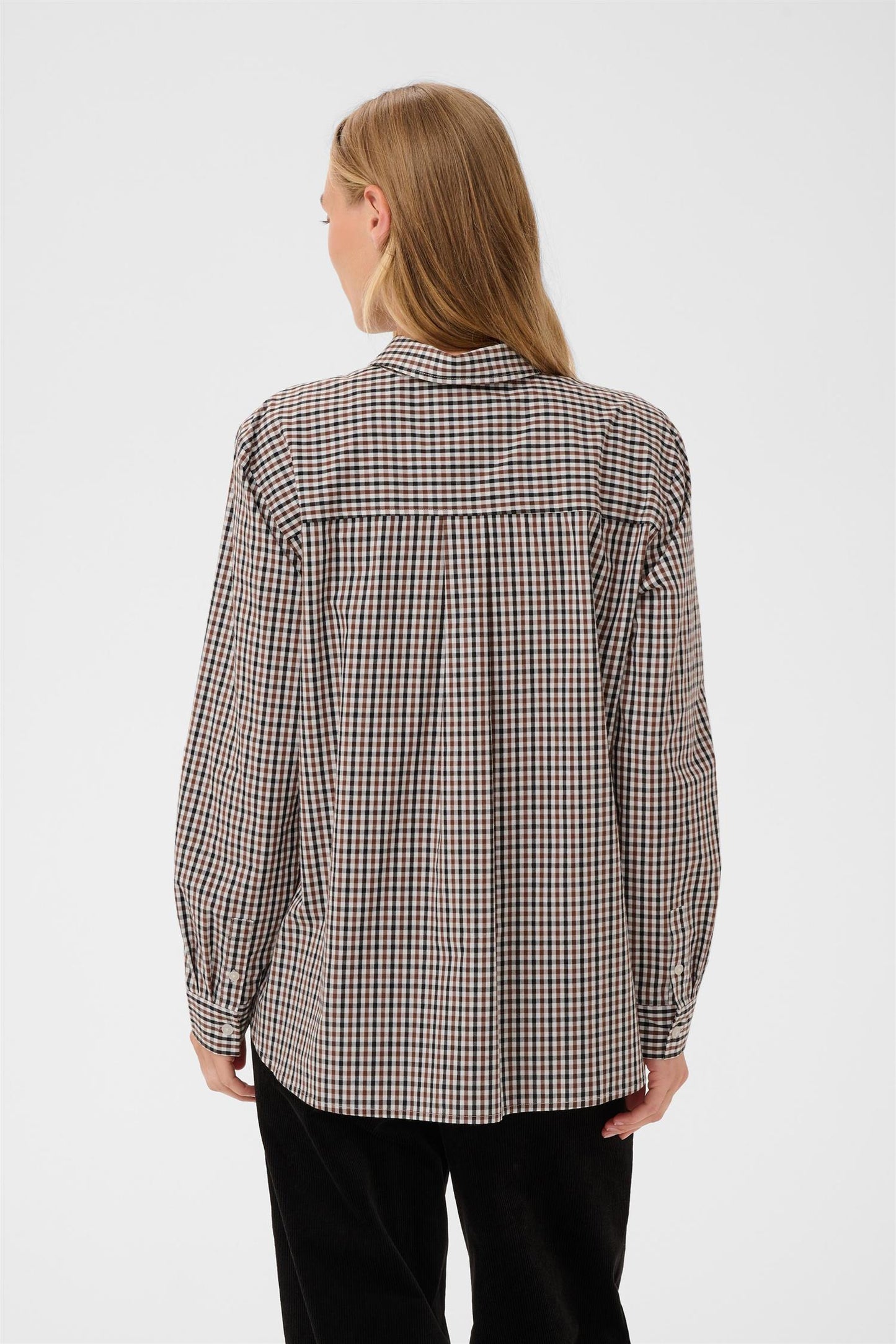 ChrestellaPW shirt - Downtown brown check