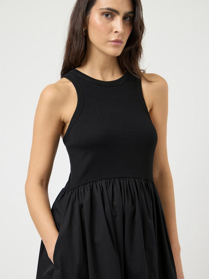 YASMIRI LONG DRESS NOOS - BLACK