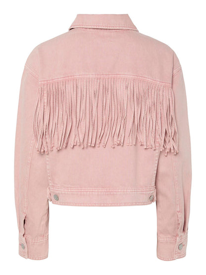 YASSUN CROP DENIM JACKET - ZEPHYR