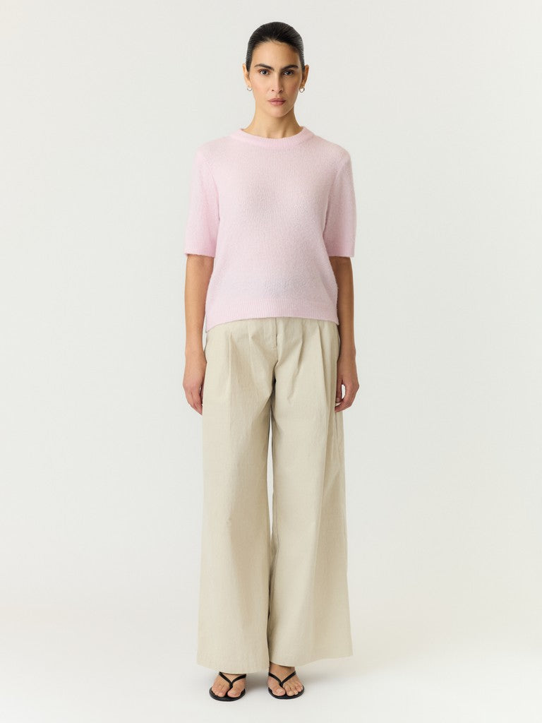 YASJOHI SS WOOL BLEND PULLOVER - PALE LILAC